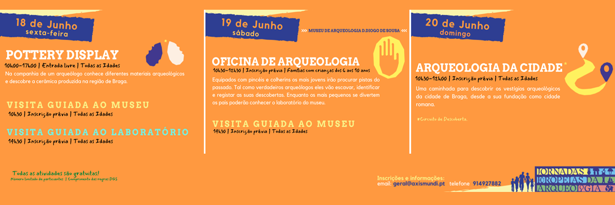 Jornadas Europeias da Arqueologia trazem muitas atividades ao Museu D. Diogo de Sousa